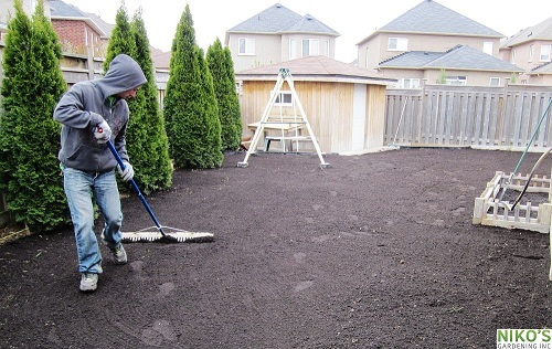 Grading for Sodding