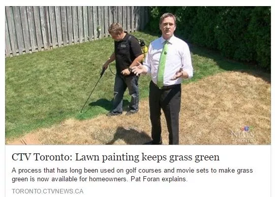 CTV toronto lawn painting